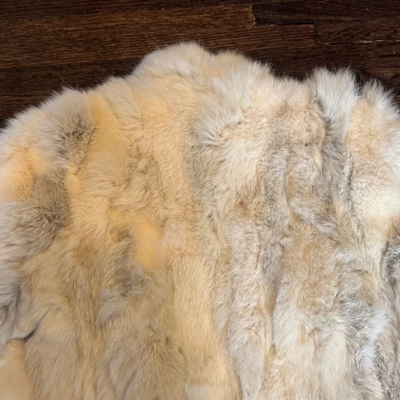 Vintage Real Rabbit Fur Coat - Picture 4 of 4